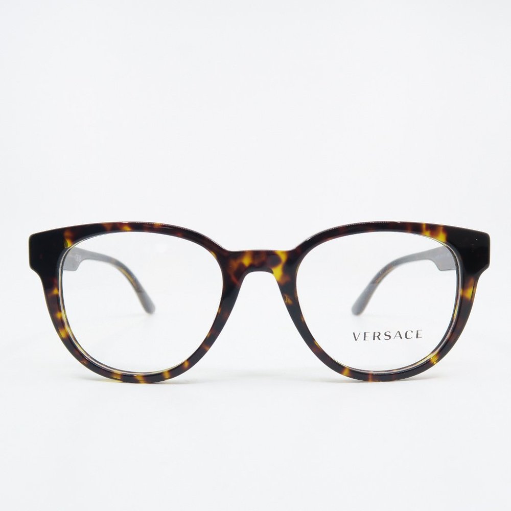 Versace VE 3317-F 108 51mm Brown Tortoise Asian Fit New Unisex Eyeglasses Frames - Picture 2 of 10